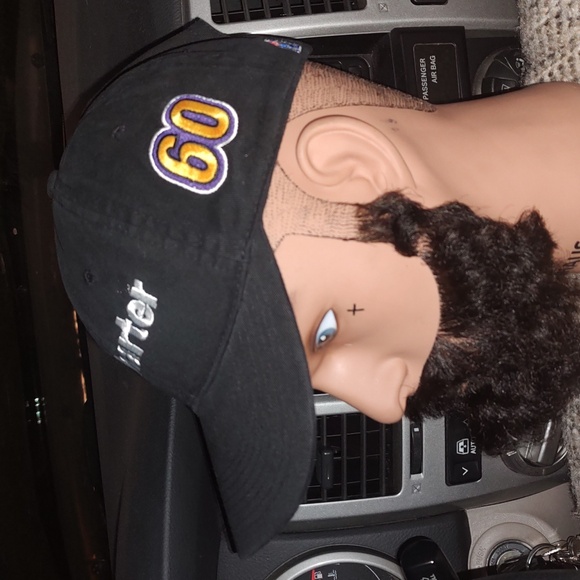 Vtg Roush Racing NASCAR #60 Craig Biffle Charter Embroidered Strapback Hat Cap - Picture 3 of 8